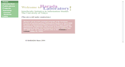 Desktop Screenshot of harada-lab.net